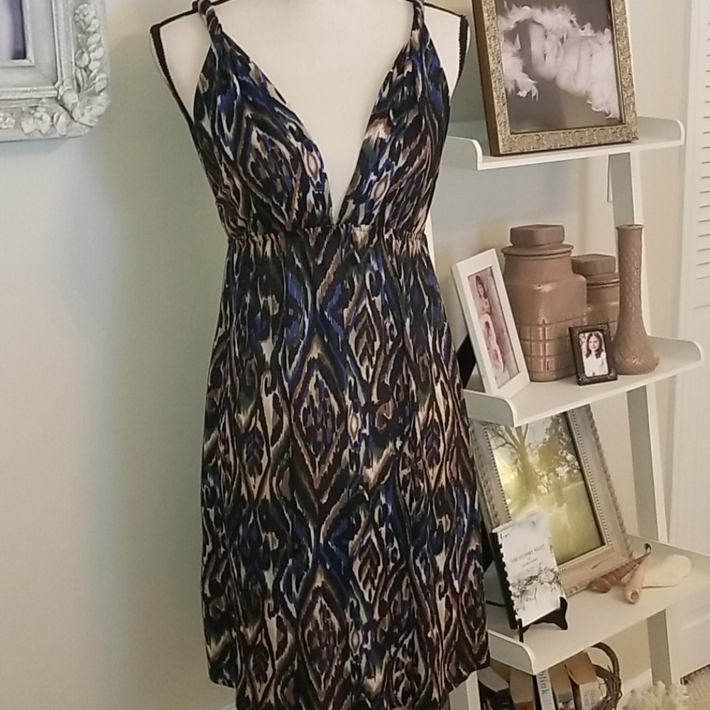 JORDAN TAYLOR IKAT PATTERNED SWIMSUIT COVER-UP